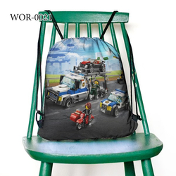 Worek szkolny buty plecak LEGO city laweta policja