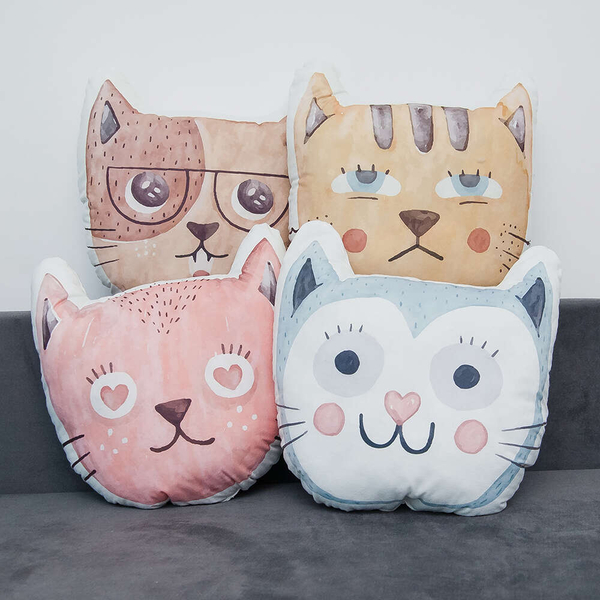 Poduszka Kot Love boho przytulanka kotek kiciuś