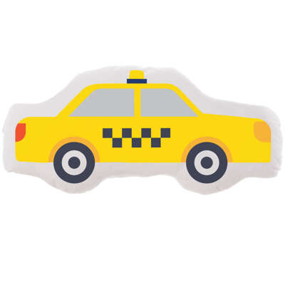 Poduszka taksówka maskotka samochód żólta TAXI