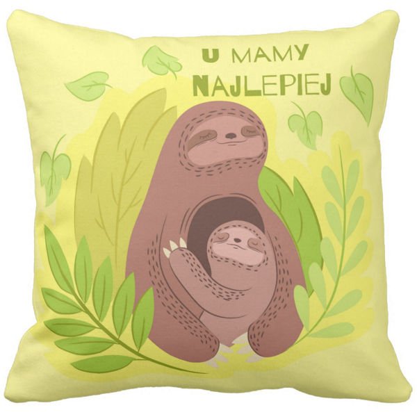 Poduszka dekoracyjna U mamy najlepiej pod-6784