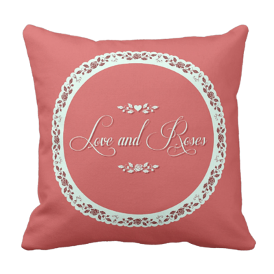 Poduszka Shabby Chic LOVE and ROSE pod-6124
