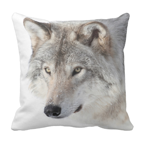 Poduszka Skandynawska Szary Wilk pod-6088