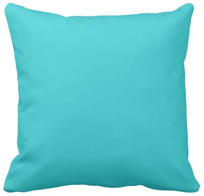 Poduszka ozdobna Niebieska gładka pod-6573