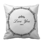 Poduszka Shabby Chic LOVE YOU pod-6122