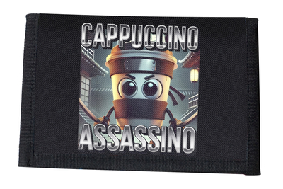 Portfel Assassino Cappuccino - brainrot italian tik tok mem
