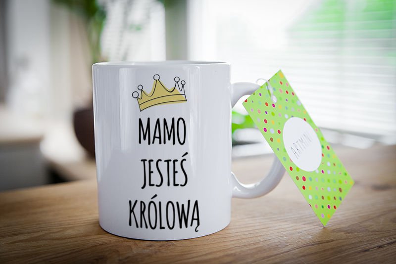 Kubek Mamo jesteś królową kub-0297