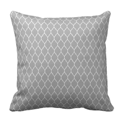 Poduszka szara mozaika koniczyna maroko pod-6029