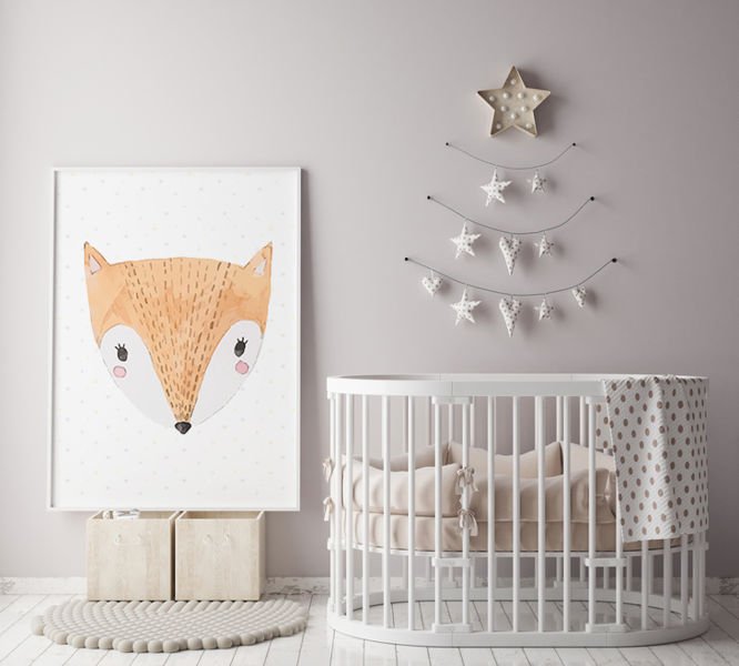 Plakat bajkowy lisek dla dzieci PLA-0005