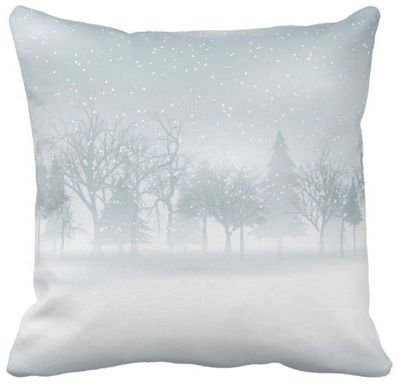 Poduszka dekoracyjna zimowy las pod-6635