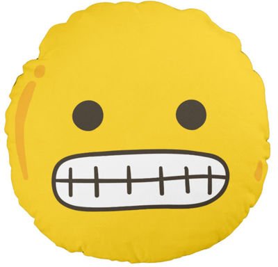 Pduszka jasiek Grimacing EMOJI EMOTICON EMOTKA pod-3109