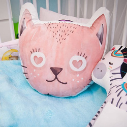 Poduszka Kot Love boho przytulanka kotek kiciuś