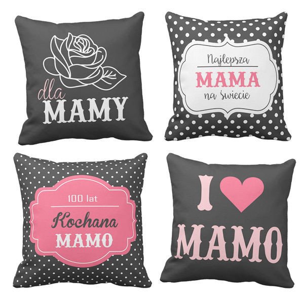Poduszka I LOVE YOU MAMO Dzień Matki pod-6226