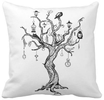 Poduszka dekoracyjna Drzewo pod-6625