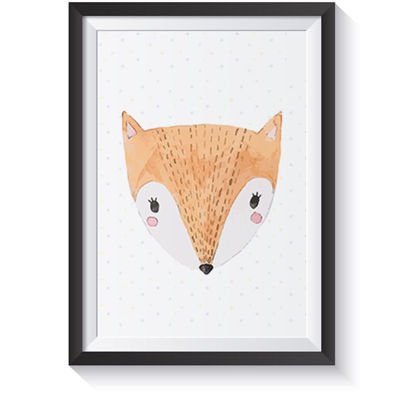 Plakat bajkowy lisek dla dzieci PLA-0005