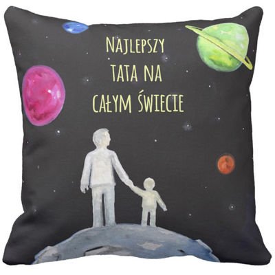 Poduszka dekoracyjna Najlepszy tata na świecie pod-6761