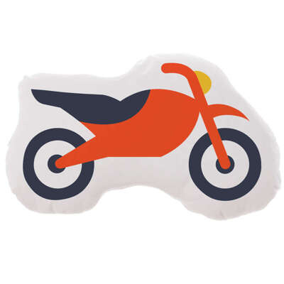 Poduszka motocykl motor maskotka czerwony 