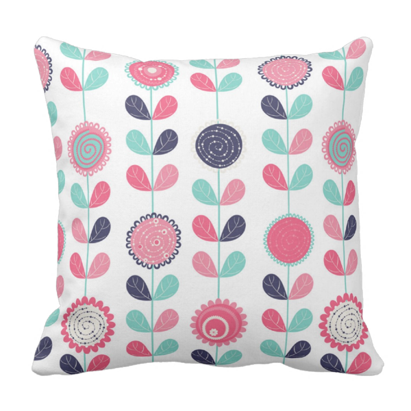 Poduszka skandynawska folk floral pod-6044