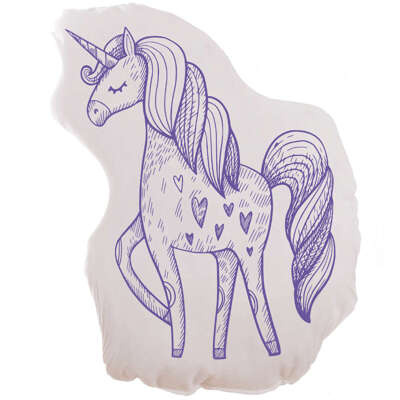 Poduszka JEDNOROŻEC unicorn maskotka serduszko