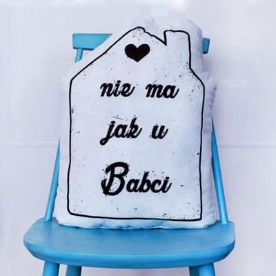 Poduszka na prezent dzień babci Nie ma jak u babci pod-5091