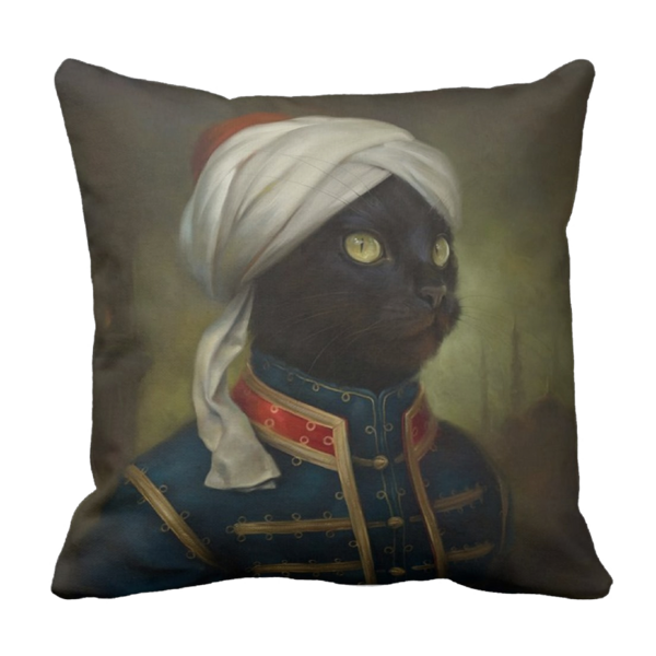 Poduszka CAT ELEGANT UNIFORM kot pod-6199