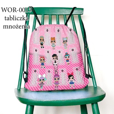 Worek tabliczka mnożenia LOL L.O.L. SUPRISE