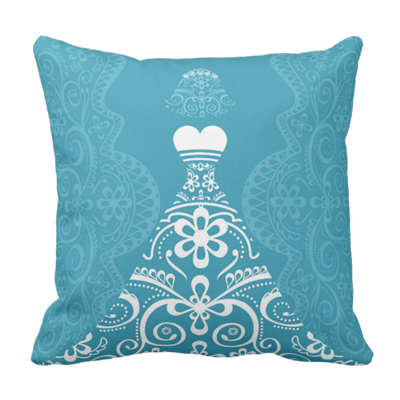 Poduszka Suknia Panna Młoda  pod-6045