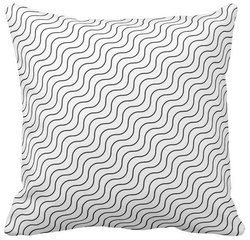 Poduszka dekoracyjna drobne falujące paski pod-6609