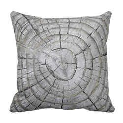 Poduszka TREE RINGS słoje drzewa drewno pod-6212