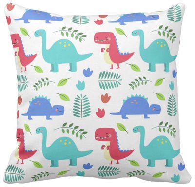 Poszewka dziecięca kolorowe dinozaury pod-3060