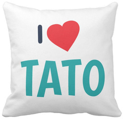 Poduszka ozdobna I LOVE TATO pod-6555
