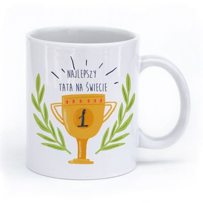 Kubek na prezent Trofeum dla Taty kub-0301