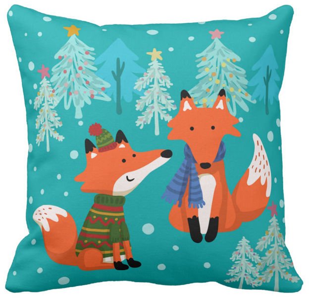 Poszewka dziecięca liski pod-3102