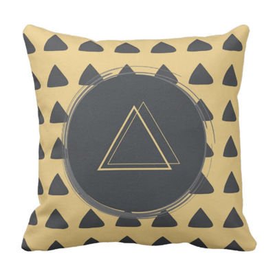 Poduszka ETNO STYL TRÓJKĄTY pod-6305