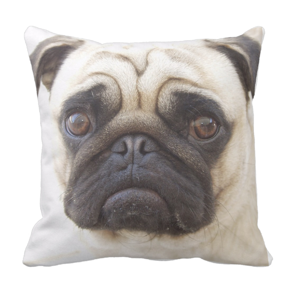Poduszka PUG FACE Mops pies pekińczyk dog pod-6195