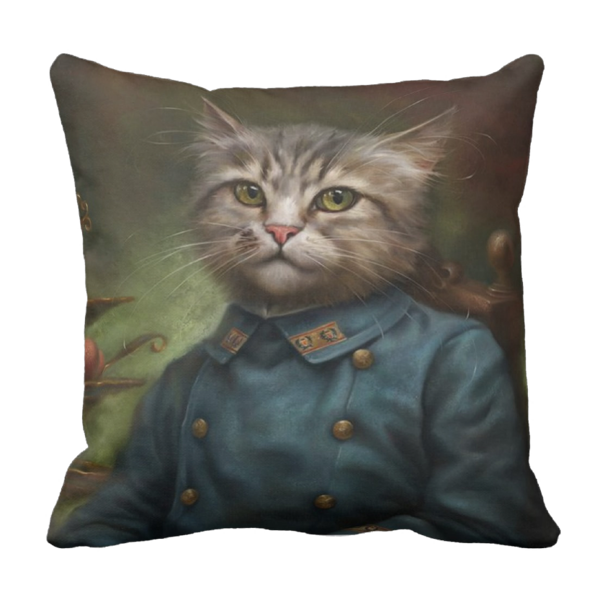 Poduszka CAT ELEGANT UNIFORM kot pod-6197
