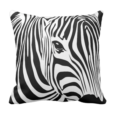 Poduszka dekoracyjna ZEBRA pasy safari pod-6213