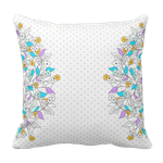 Poduszka mini kwadraciki floral pod-6043