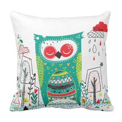 Poduszka ozdobna skandynawska SOWA pod-6426
