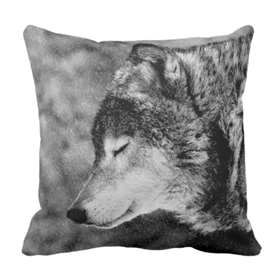 Poduszka Wilk Wolf Skandynawski pod-6164