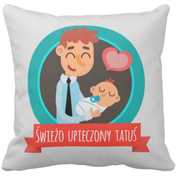Poduszka na prezent świeżo upieczony tatuś pod-6805